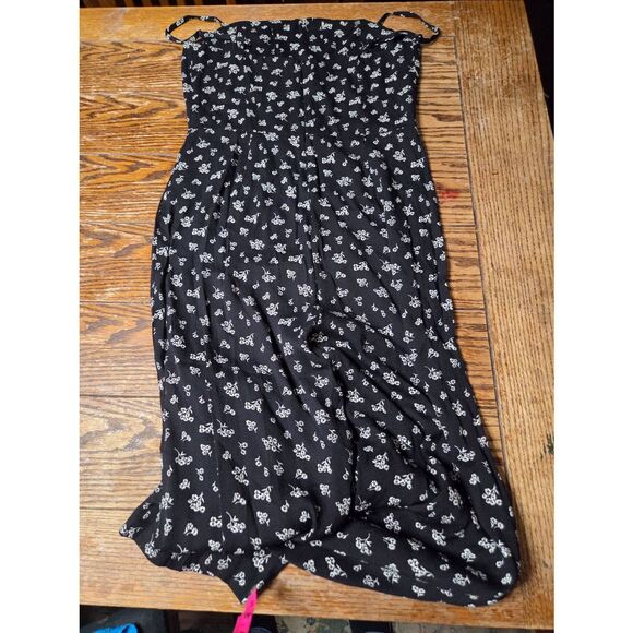 Reformation France floral jumpsuit in black and white Sz 12 - Picture 4 of 6